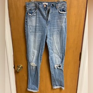 Loft High Waist Boyfriend Jeans